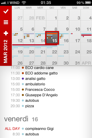 Fast Calendar & Tasks (Calvetica) per iPhone