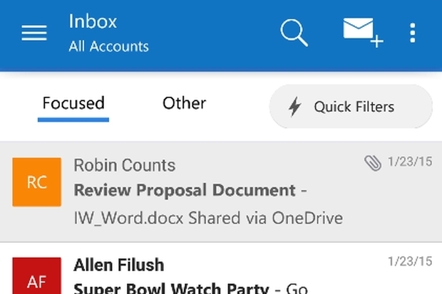 Microsoft aggiunge funzionalità aziendali all’app di Outlook per iOS e Android