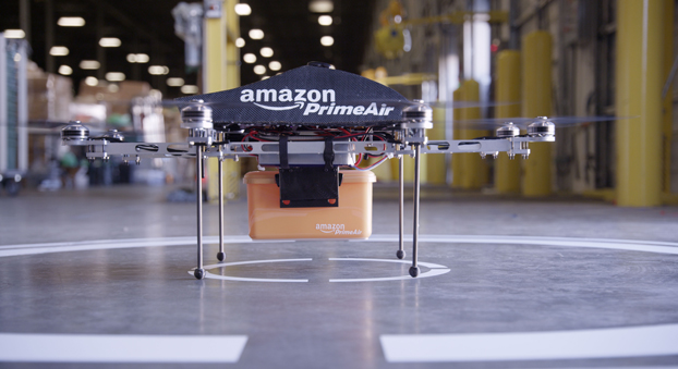 Il drone-postino di Amazon ha spiccato il primo volo