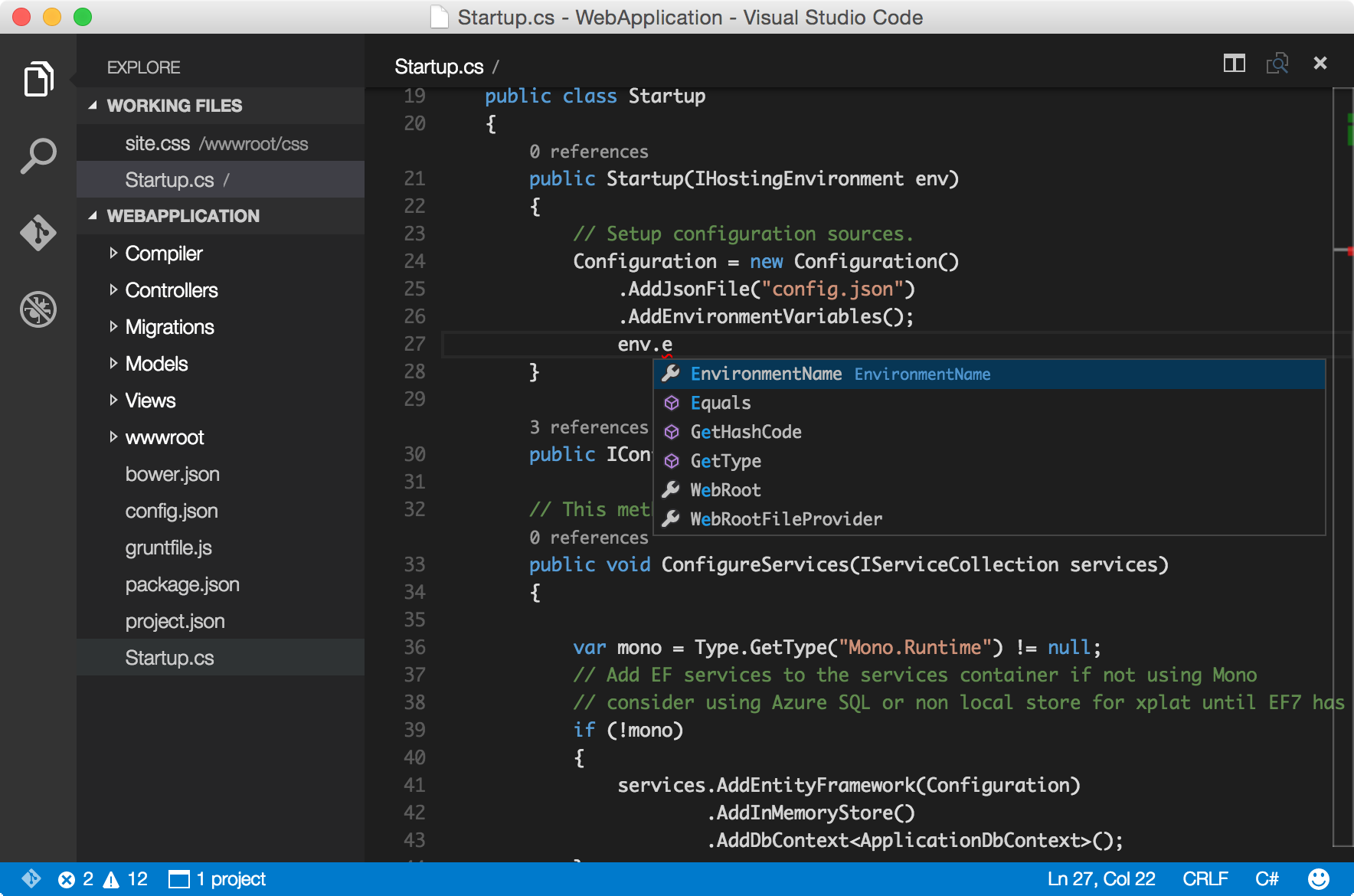 Build 2015: il nuovo Visual Studio Code di Microsoft è gratis anche per Mac e Linux (ed è una bomba)