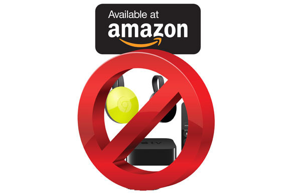 Amazon banna Chromecast e Apple TV dal suo store