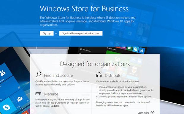 Manca poco per il Windows Store for Business