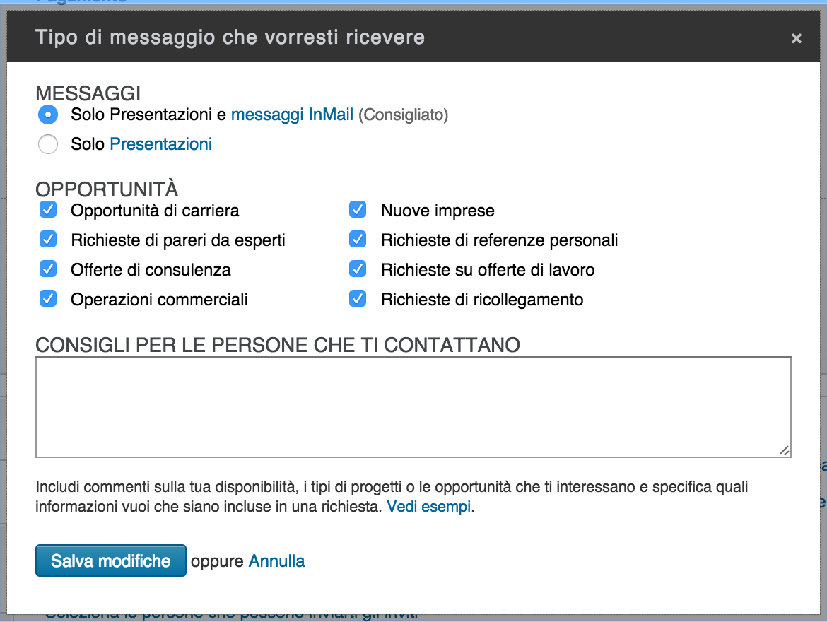 linkedin messaggi linkedin messaggi