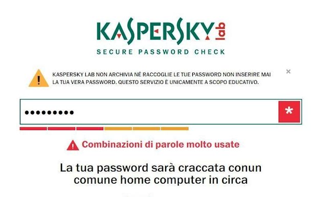 Kaspersky aiuta a scegliere le password giuste