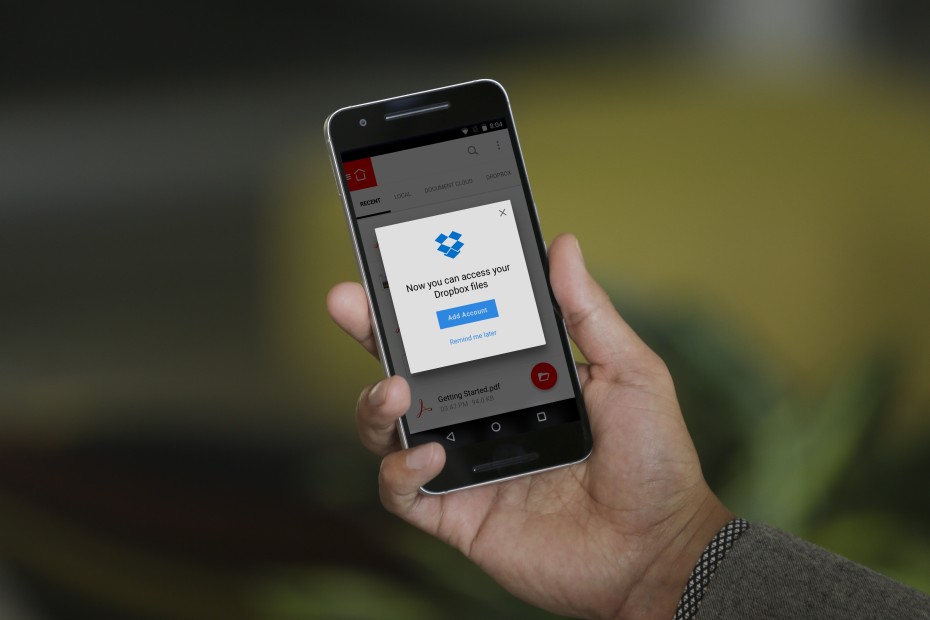 Dropbox e Acrobat Reader collaborano anche su Android