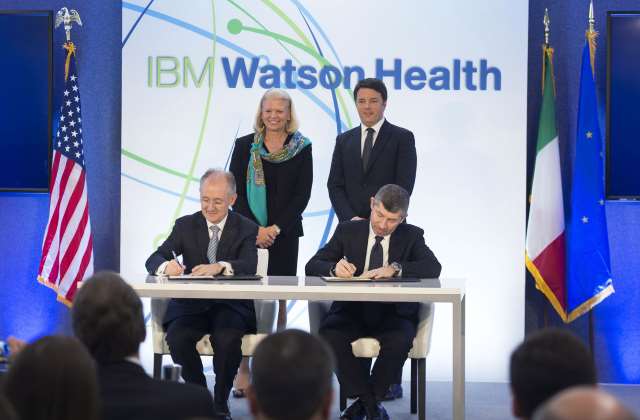 IBM Watson Health accordo con Renzi per creare polo di ricerca a Rho