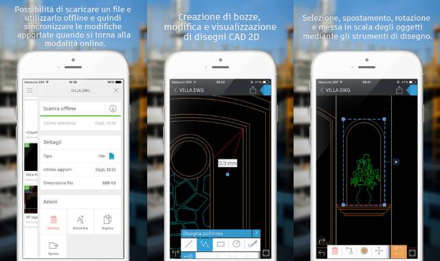 AutoCAD 360 per iPhone AutoCAD 360 per iPhone