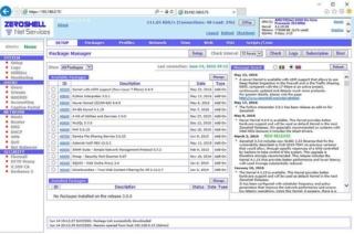 Schermata ZeroShell firewall open source Schermata ZeroShell firewall open source