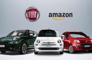 Fiat e Amazon: 500, 500L e Panda si acquistano online