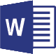 Confronto funzioni tra Microsoft Word e Google Docs - Icona MS Word