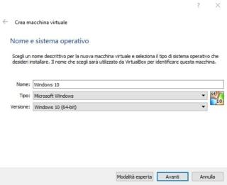 Windows 10 Virtual Box
