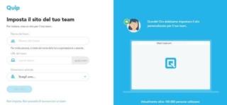 Quip, l'impostazione dei team Quip, l'impostazione dei team