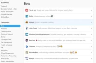 Slack, le app e i bot
