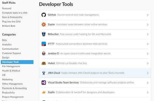 Slack, le app e i bot