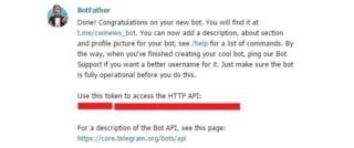 Creare bot su Telegram, BotFather e il Token