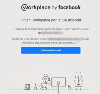 facebook workplace, come funziona, l'iscrizione