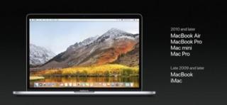 macOS High Sierra macOS High Sierra