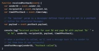 creare bot su facebook messenger: esempio di codice creare bot su facebook messenger: esempio di codice