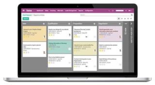 Schermata di odoo, software gratuito per la gestione del magazzino Schermata di odoo, software gratuito per la gestione del magazzino