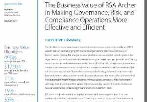 Governance, rischio e compliance: il valore di RSA Archer per il business