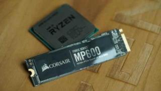L’MP600 di Corsair supporta PCIe 4 sulle nuove CPU Ryzen 3000 di AMD.
