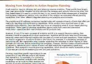 Ventana Research: Viewpoint Planning in Analytics