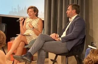 Silvia Candiani (Microsoft) e Andrea Malacrida (Adecco) all'inaugurazione di Phyd Hub Silvia Candiani (Microsoft) e Andrea Malacrida (Adecco) all'inaugurazione di Phyd Hub