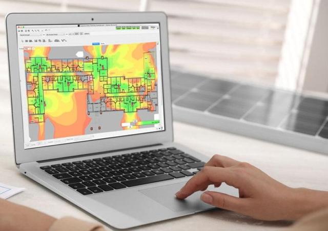 reti wi-fi progettazione predittiva Ekahau Aikom Cambium