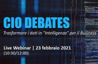 CIO Debates: Trasformare i dati in Intelligenza per il Business