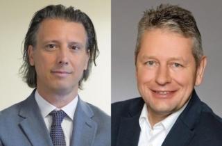 Federico Marini, AD di ICOS, e Derk Steffens, CEO di Brainworks