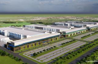 Micron factory New York rendering chw
