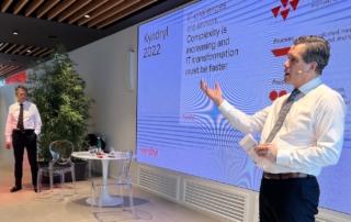 Paolo Degl'Innocenti e James Rutledge di Kyndryl Paolo Degl'Innocenti e James Rutledge di Kyndryl