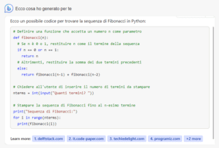 chatgpt bing fibonacci