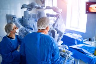 Da,Vinci,Surgery.,Robotic,Surgery.,Medical,Operation,Involving,Robot. Da,Vinci,Surgery.,Robotic,Surgery.,Medical,Operation,Involving,Robot.