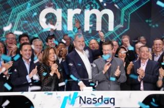 arm first day nasdaq ipo dwi