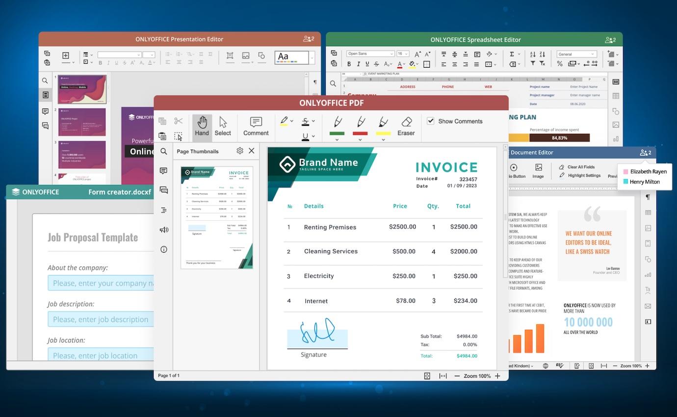 Onlyoffice Docs, nella versione 7.5 debutta l’editor PDF nativo