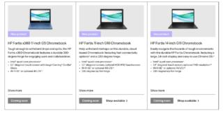 Chromebook HP Fortis Chromebook HP Fortis