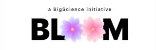 Logo di Bloom, Large Language Model di BigScience Initiative. Due fiori sono usati al posto delle due O nel nome. Logo di Bloom, Large Language Model di BigScience Initiative. Due fiori sono usati al posto delle due O nel nome.