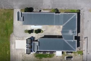 Veduta aerea del Green Data Center dell’Università di Pisa