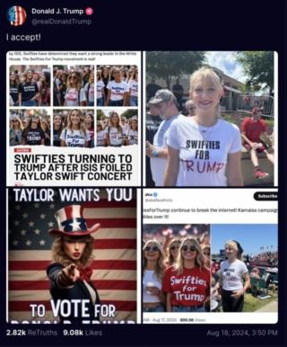 Swifties for trump Swifties for trump