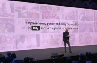 Microsoft Satya Nadella Roma Intelligenza artificiale Copilot