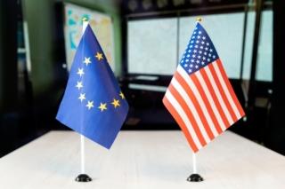 Flags,Of,United,States,And,European,Union.,International,Negotiations.,Conclusion