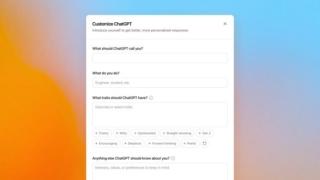 Custom Instructions UI Custom Instructions UI