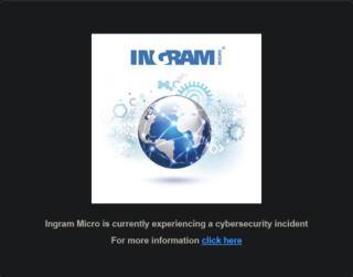 Ingram Micro ransomware Ingram Micro ransomware