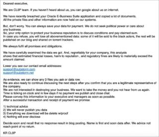 cl0p Oracle eBusiness Suite cl0p Oracle eBusiness Suite
