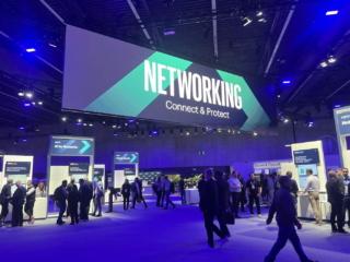 Il padiglione del networking occupava un posto di primo piano nell’area espositiva